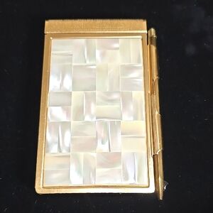 Vintage Mother Of Pearl Note Pad
